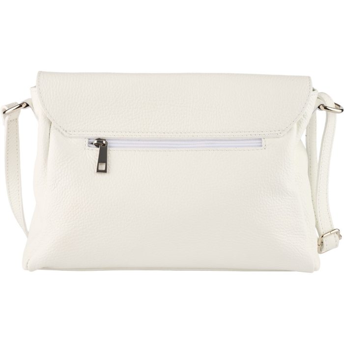 Geantă Serena, din piele 100% naturală alb 8244 [3]