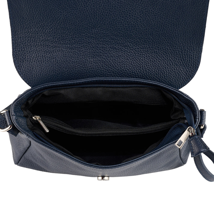 Geantă Serena, din piele 100% naturală bleumarin 8244 [4]