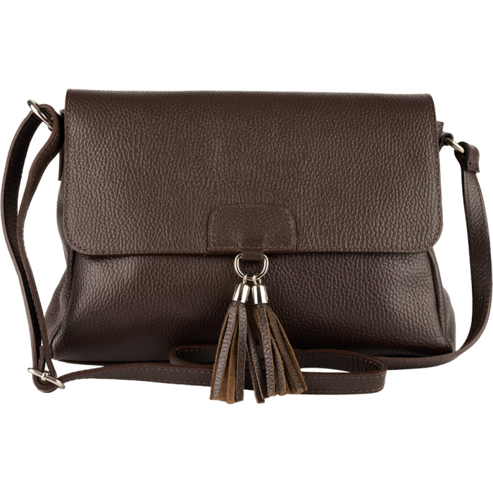 Geantă Serena, din piele 100% naturală maro ciocolata 8244 [2]
