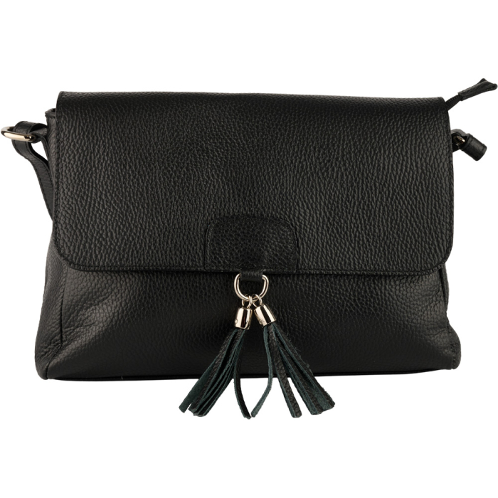 Geantă Serena, din piele 100% naturală negru 8244 [2]