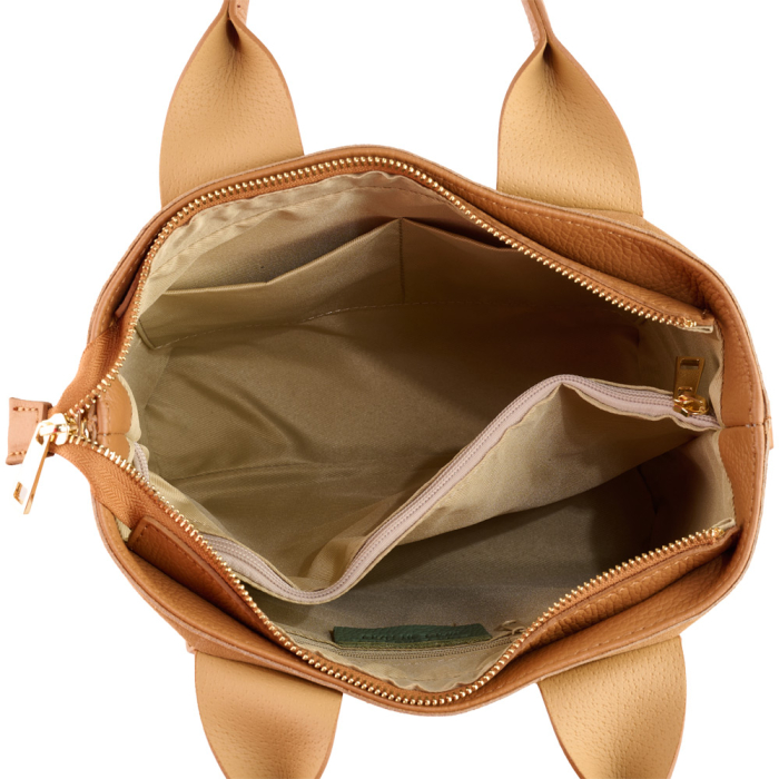 Geanta Sienna Dual camel  din piele 100% naturala ,8248 [4]