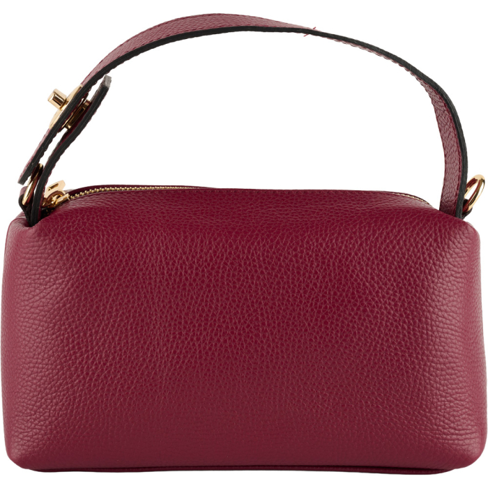 Geantă Vega, din piele 100% naturală bordo 8253 [2]