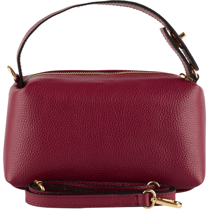 Geantă Vega, din piele 100% naturală bordo 8253 [3]