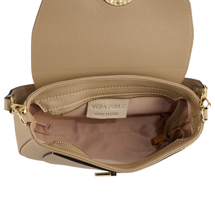 Geantă Venus, de mana ,de umar sau crossbody piele naturala nude [4]