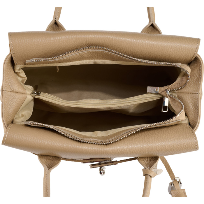 Geantă Viena, din piele 100% naturala nude, 8252 [5]