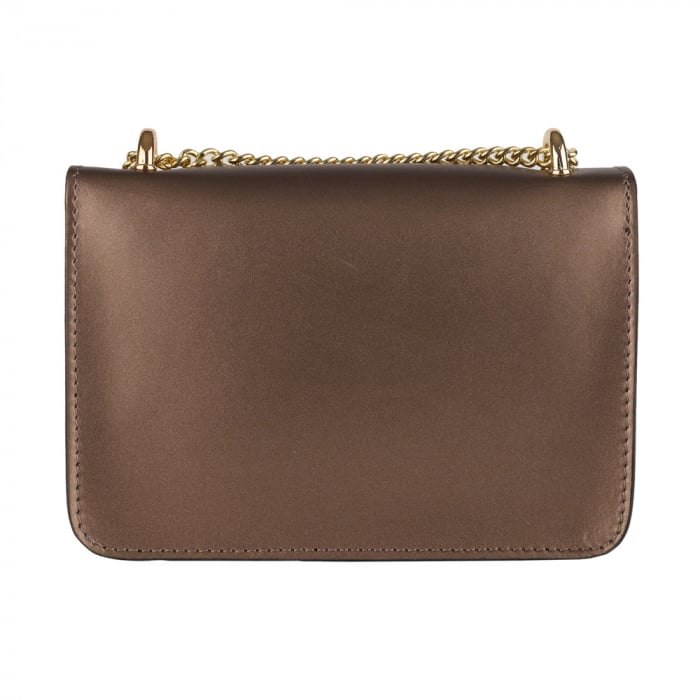 Geantă Yvette, crossbody piele bronz sidefat 8168 [3]