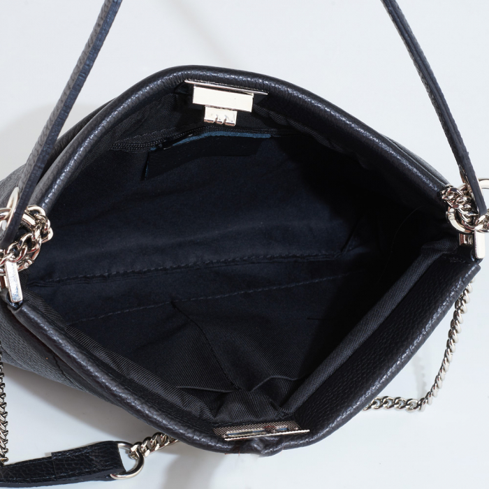 Geanta Inna, neagra din piele naturala 8122 [4]