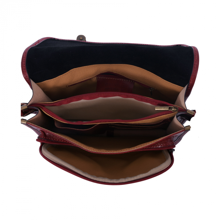 Geantă Abby, din piele naturala maro, 8069 [3]