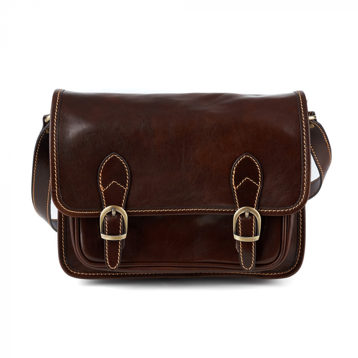 Geantă Abby, din piele naturala coniac, 8069 [2]