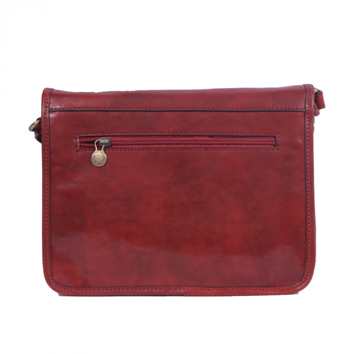 Geantă Abby, din piele naturala rosie, 8069 [4]