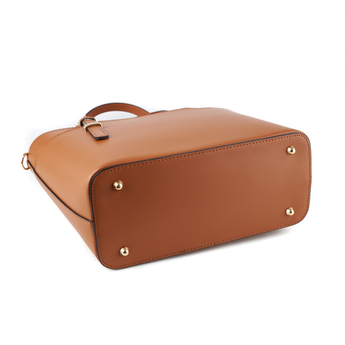 Geantă Adelyne, din piele naturală maro, 8095 [4]