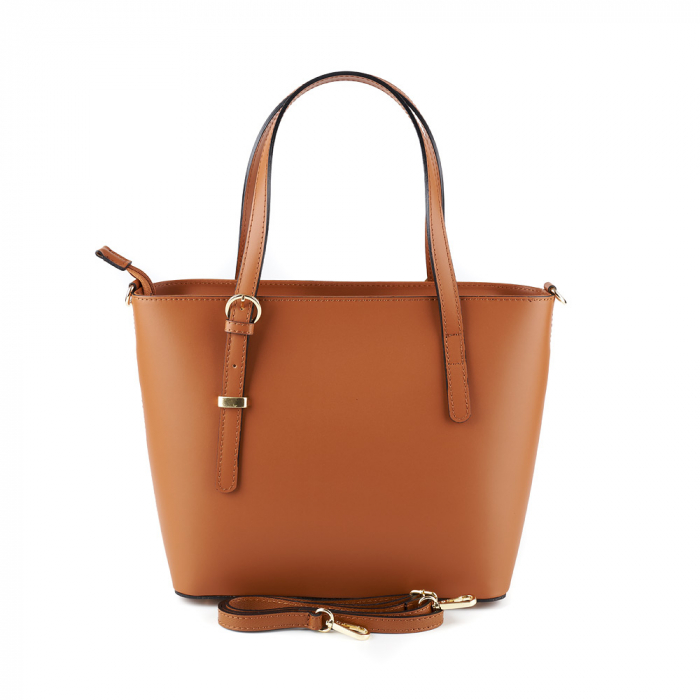 Geantă Adelyne, din piele naturală maro, 8095 [3]