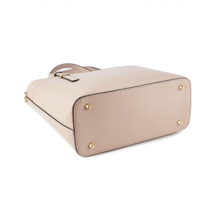 Geantă Adelyne, din piele naturală roz, 8095 [4]