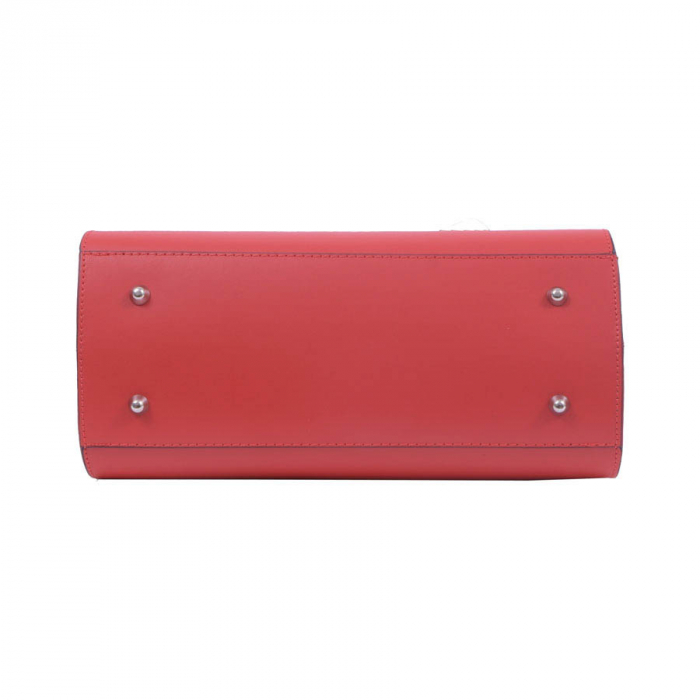 Geantă Aimee, din piele naturală rosie, 8085 [3]