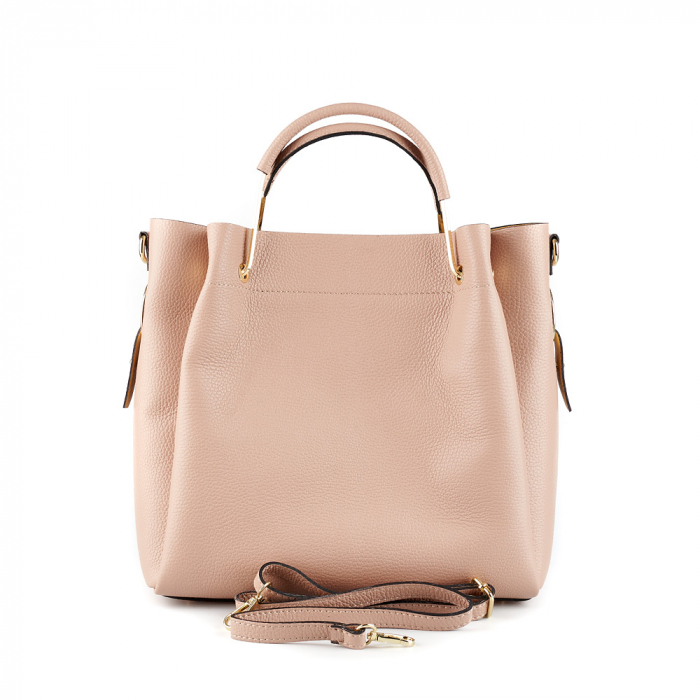 Geantă Alice, piele naturala, roz antic, 8055 [3]