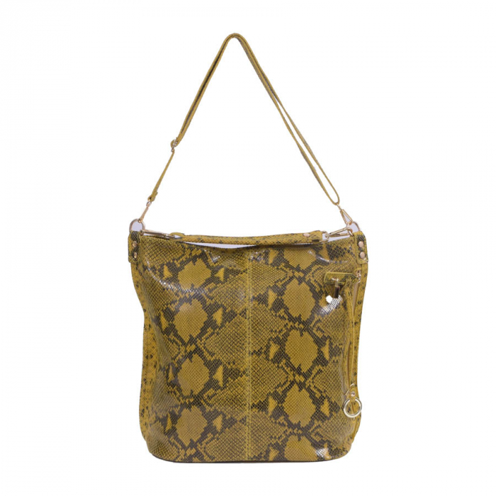 Geantă Elaine, din piele naturală galbena 8070 [2]