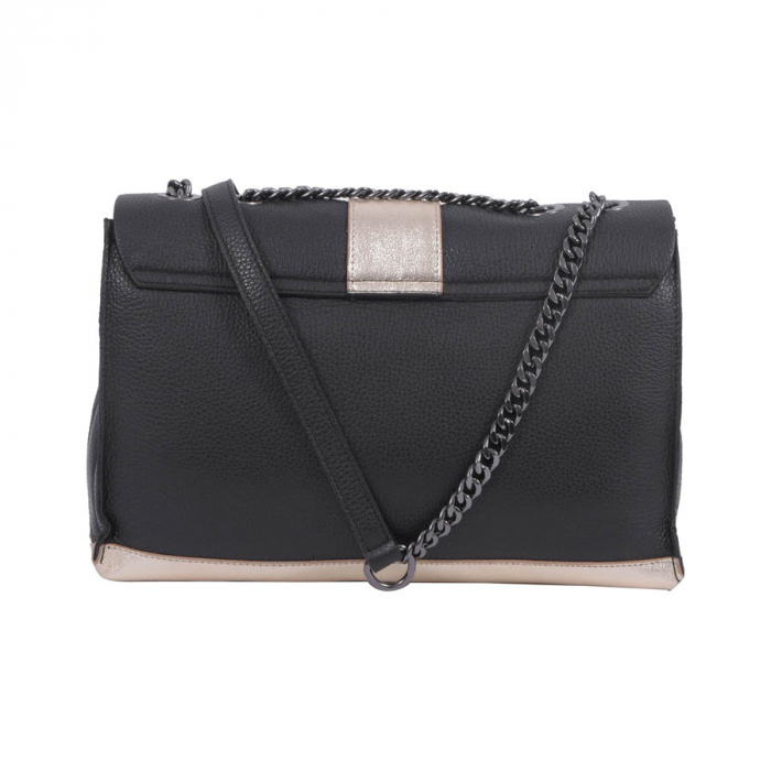 Geantă AnaBelle, crossbody piele auriu, 8067 [5]