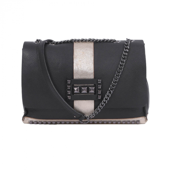 Geantă AnaBelle, crossbody piele auriu, 8067 [2]