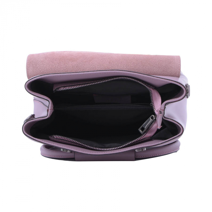 Geantă Angel, piele naturala, roz, 8056 [4]