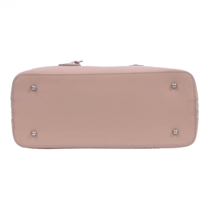 Geantă Anya, din piele naturală nude, 8084 [3]