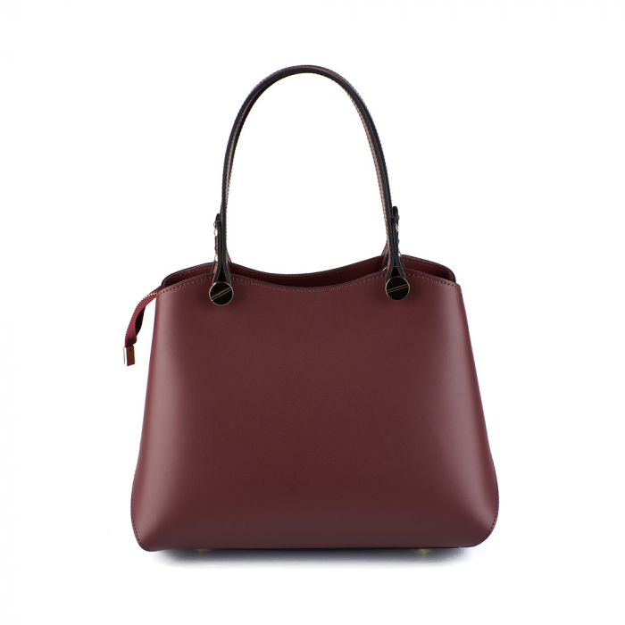 Geantă Ariana, bordo din piele naturală 8099 [2]