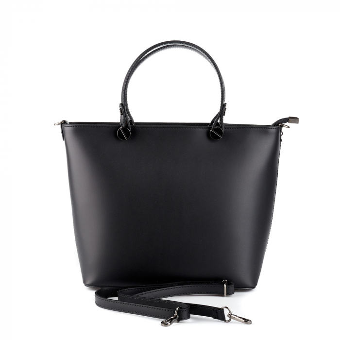 Geantă Azaleea, din piele naturală neagra 8115 [2]