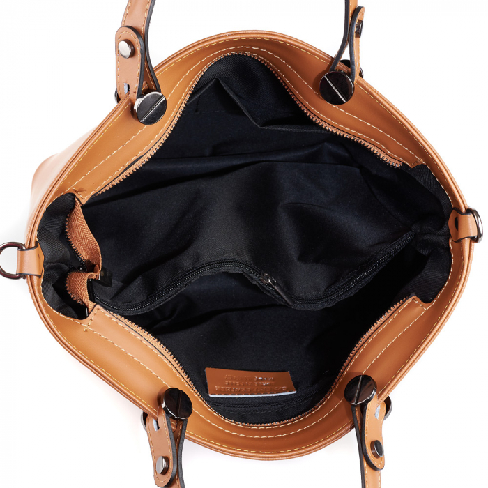 Geantă Azaleea, din piele naturală coniac  8115 [5]