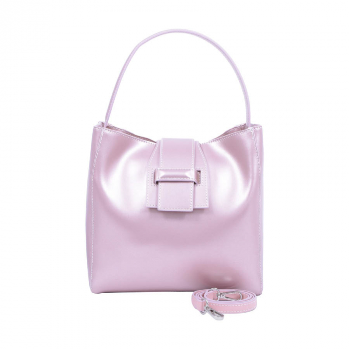 Geantă Bailley, piele naturala, roz, 8057 [2]