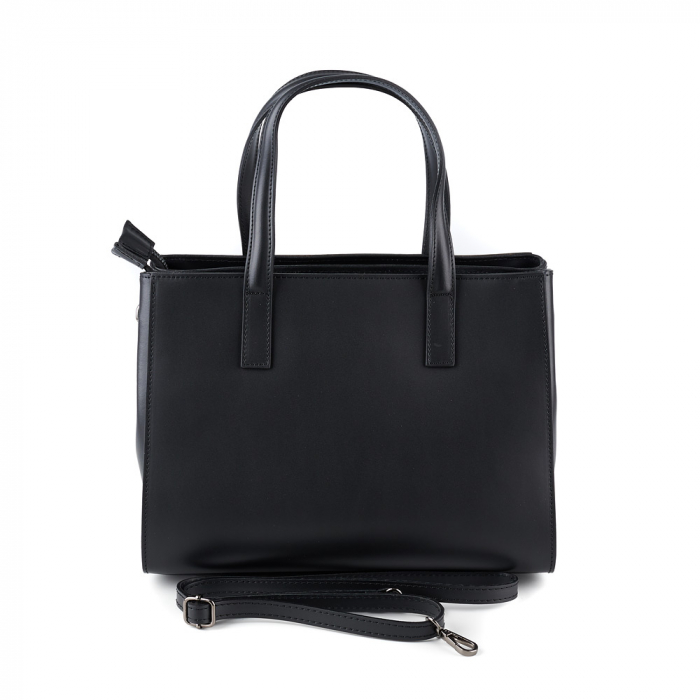 Geantă Bethany, din piele naturală neagra, 8096 [3]