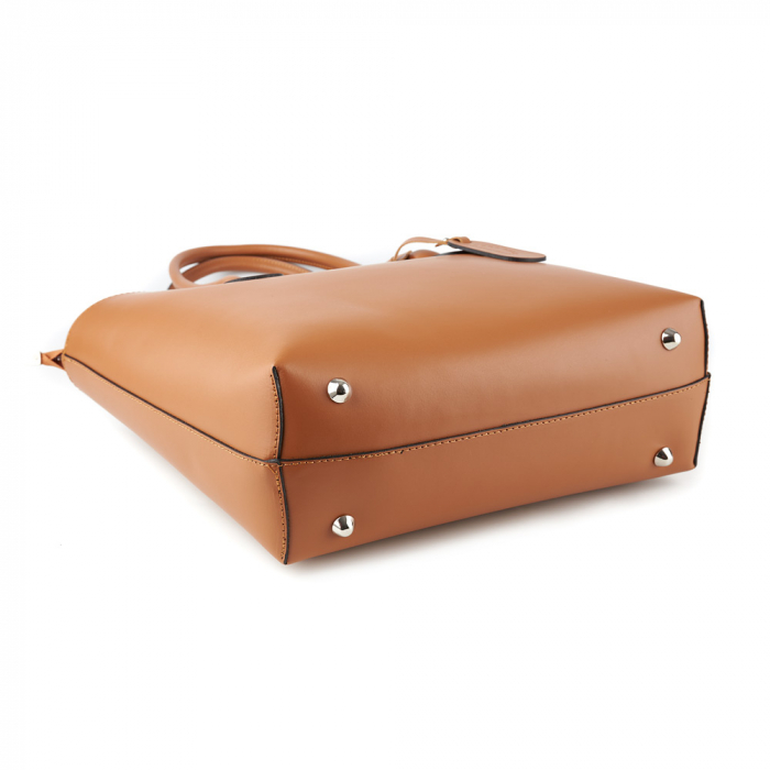 Geantă Beverly, din piele naturală coniac 8090 [3]