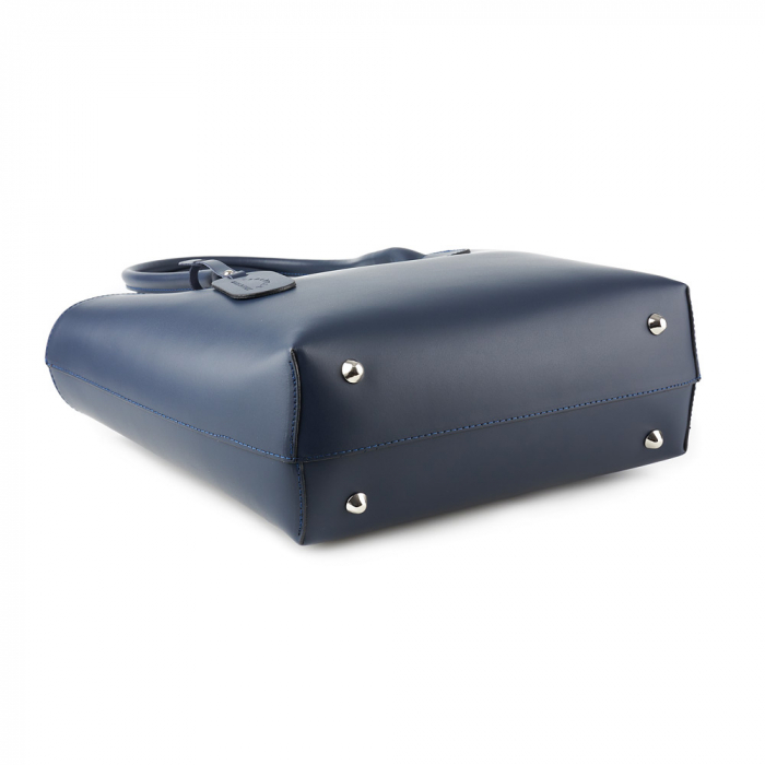 Geantă Beverly, din piele naturală bleumarin 8090 [3]