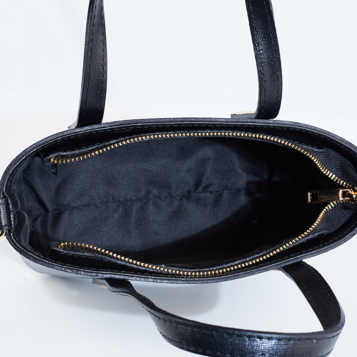 Geantă Brenda, din piele naturală albastra, 8093 [5]