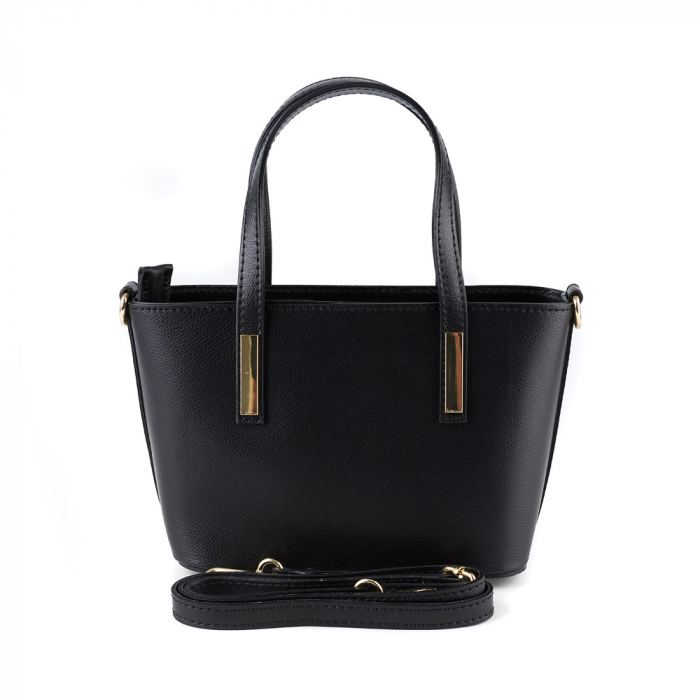 Geantă Brenda, din piele naturală neagra, 8093 [3]