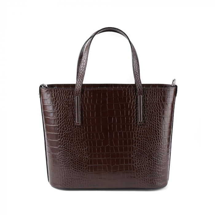 Geantă Brook, din piele naturală maro 8088 [2]