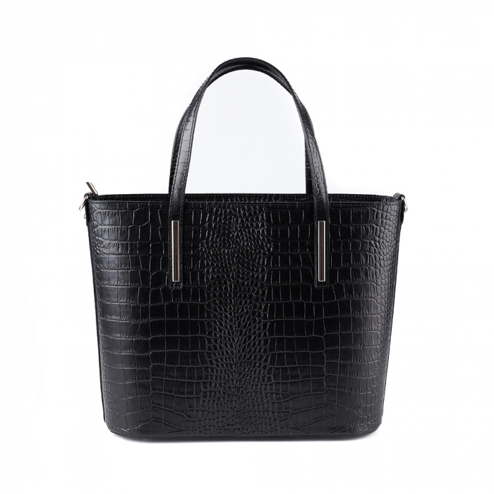 Geantă Brook, din piele naturală neagra 8088 [2]