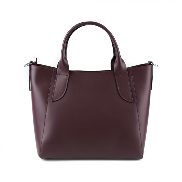 Geantă Carolyn, din piele naturală maro, 8091 [2]