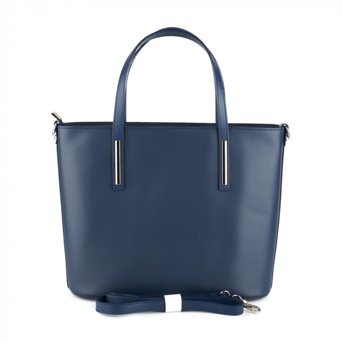 Geantă Caprice, din piele naturală bleumarin 8012 [4]