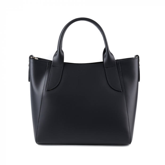 Geantă Carolyn, din piele naturală neagra, 8091 [2]