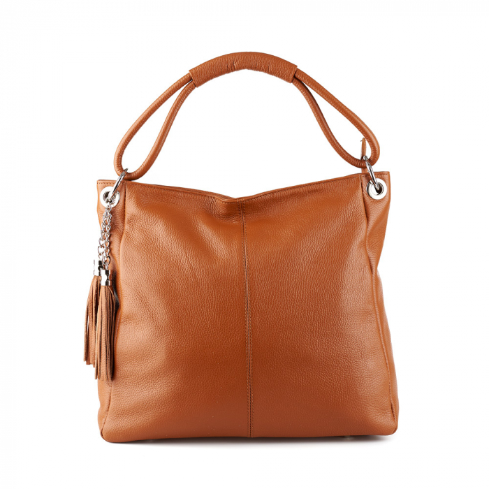 Geantă Kylie, din piele naturală maro 8120 [2]