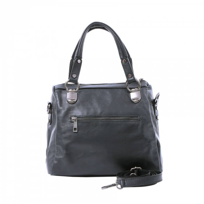 Geantă Celia, din piele naturală neagra 8061 [5]