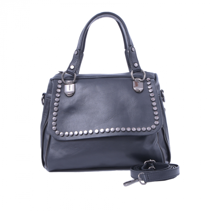 Geantă Celia, din piele naturală neagra 8061 [3]