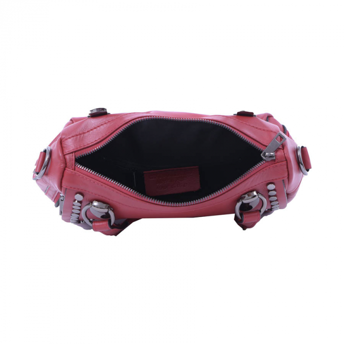 Geantă Celia, din piele naturală rosu 8061 [4]