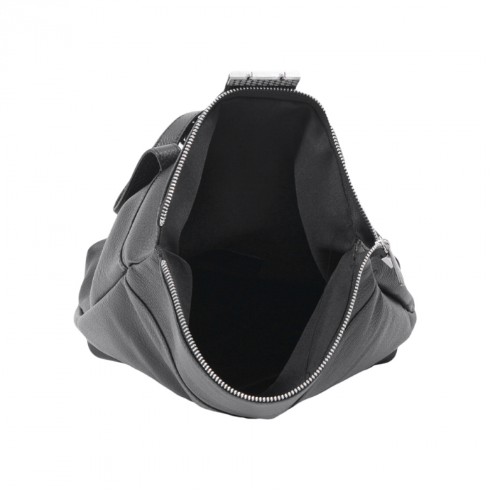 Geantă Christie, tip rucsac, negru, din piele naturală 8049 [5]