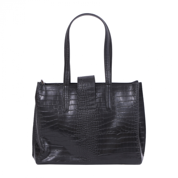 Geantă Cindy, din piele naturală neagra, 8071 [5]