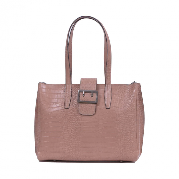 Geantă Cindy, din piele naturală nude, 8071 [2]