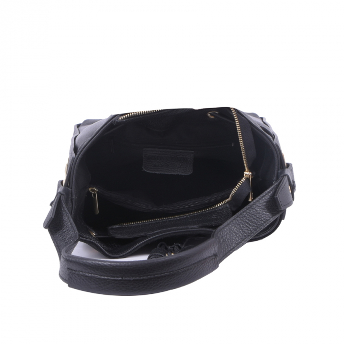 Geantă Daria, din piele naturală neagra 8063 [3]