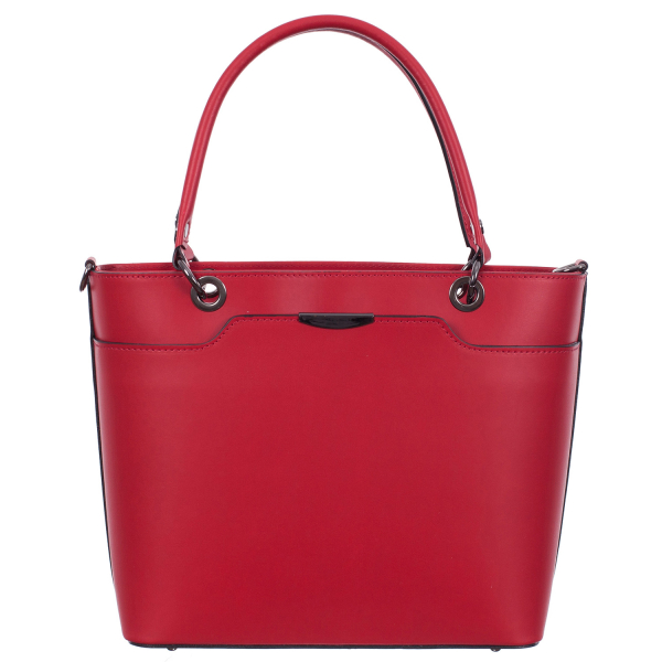 Geantă din piele roșie 8034 [2]