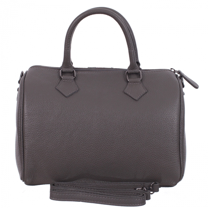 Geantă din piele naturală gri 8029 [3]