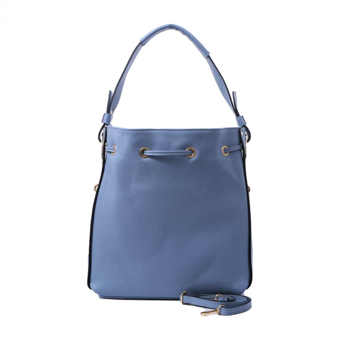 Geantă Eliana, din piele naturală albastra 8062 [4]