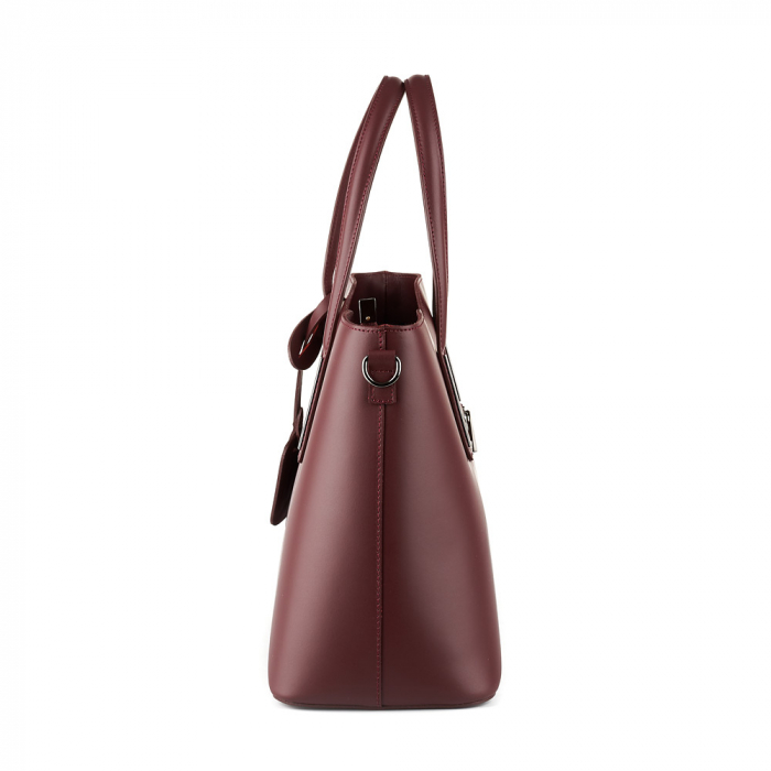Geantă Model Mare Emma, bordo din piele naturală 8008 [6]